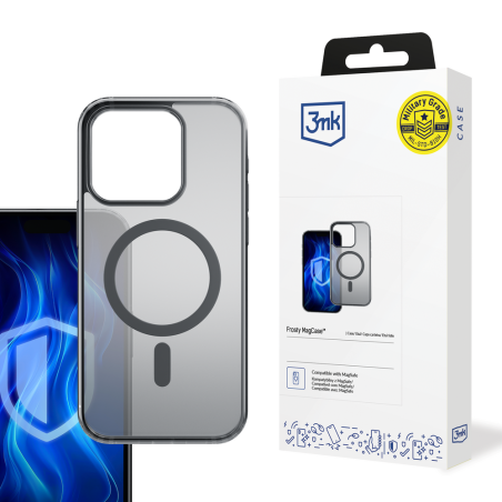 Kryt 3mk Frosty MagCase pro iPhone 15 Pro - černý