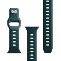 Řemínek 3mk Silicone pro Apple Watch 42/44/45/49 mm - zelená