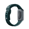 Řemínek 3mk Silicone pro Apple Watch 42/44/45/49 mm - zelená