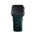 Řemínek 3mk Silicone pro Apple Watch 42/44/45/49 mm - zelená