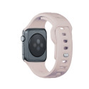 3mk silikonový řemínek pro Apple Watch 42/44/45/49 mm - beige
