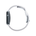 Řemínek 3mk Silicone Watch Strap pro Apple Watch - white