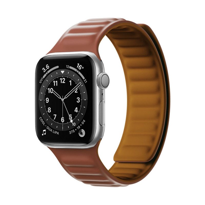 Řemínek Hurtel MAGNETIC STRAP pro Apple Watch 38/40mm - hnědý