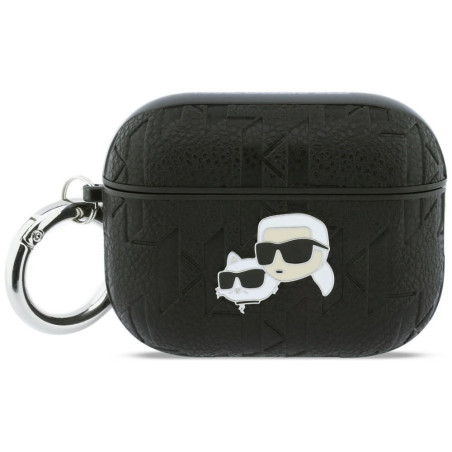Pouzdro Karl Lagerfeld MONOGRAM pro AirPods Pro 3 - černé