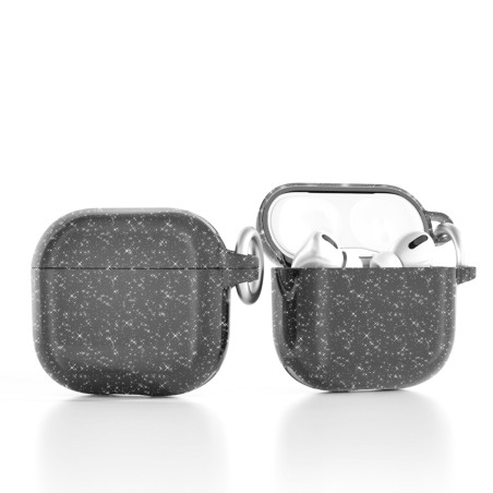 Kryt Hurtel GLITTER pro AirPods 4 - černý