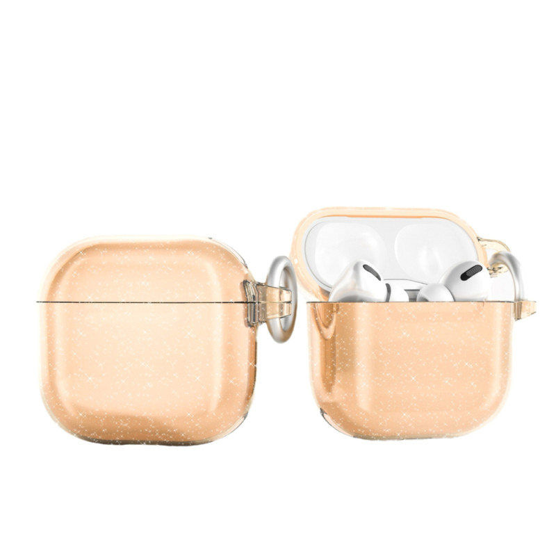 Kryt Hurtel GLITTER pro AirPods 4 - zlatý