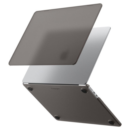 Pouzdro Spigen AIRSKIN pro MacBook Air 13" (2023-2026) - půlprůhledn