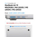 Pouzdro Spigen AirSkin pro MacBook Air 13" 2023-2026 - průhledné
