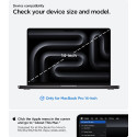 Pouzdro Spigen URBAN FIT pro MacBook Pro 14" - šedé
