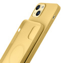 Kryt 3mk HARDY Silicone MagCase iPhone 15 Plus žlutá