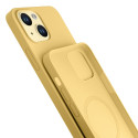 Kryt 3mk HARDY Silicone MagCase iPhone 15 Plus žlutá