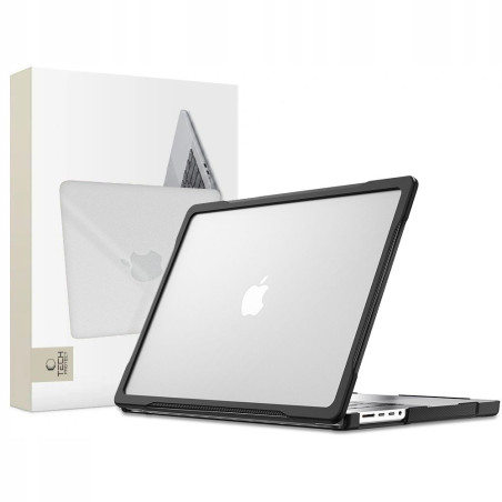 Kryt Tech-Protect VELAR pro MacBook Pro 14" – transparentní černá
