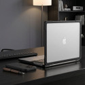 Kryt Tech-Protect VELAR pro MacBook Pro 14" – transparentní černá