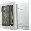 Kryt Guess 4G Big Logo Cord Crossbody iPhone 17 - hnědý