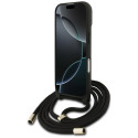 Kryt Guess 4G BIG LOGO CORD pro iPhone 17 - černý