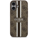 Kryt Guess 4G PRINTED STRIPES iPhone 17 - brown