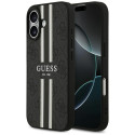Kryt Guess 4G PRINTED STRIPES pro iPhone 17 - černý