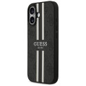 Kryt Guess 4G PRINTED STRIPES pro iPhone 17 - černý