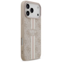 Kryt Guess 4G Printed Stripes pro iPhone 17 Pro Max - růžový