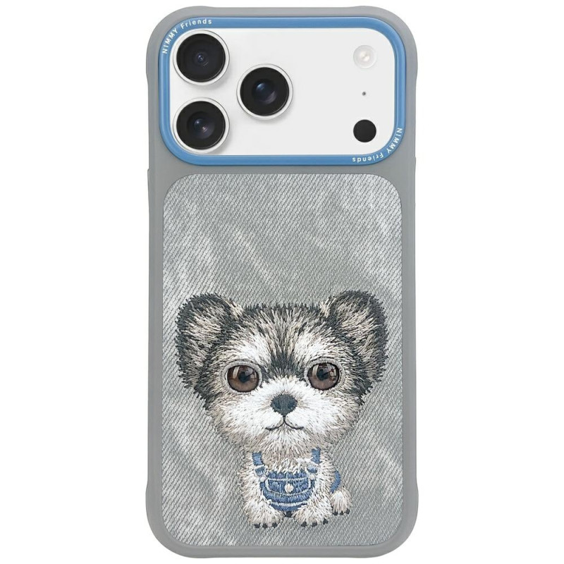 Kryt Nimmy NIMMY BIG EYED PET 2.0 pro iPhone 17 Pro - šedá