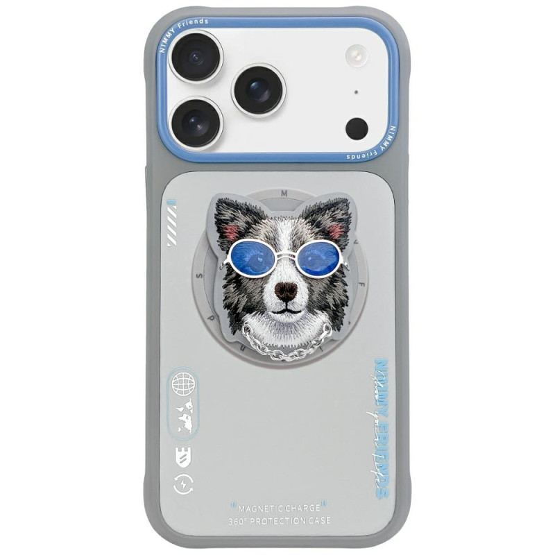 Kryt Nimmy NIMMY GLASSES COOL pro iPhone 17 - šedý