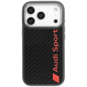 Kryt Audi R8 Carbon Fiber MagSafe pro iPhone 17 Pro černý