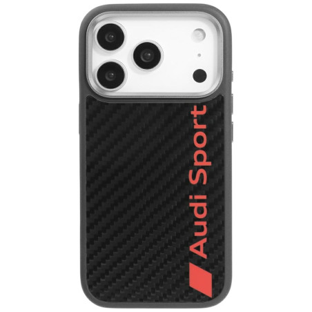 Kryt Audi R8 Carbon Fiber MagSafe pro iPhone 17 Pro černý