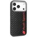 Kryt Audi R8 Carbon Fiber MagSafe pro iPhone 17 Pro černý