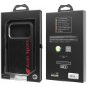 Kryt Audi R8 Carbon Fiber MagSafe pro iPhone 17 Pro černý