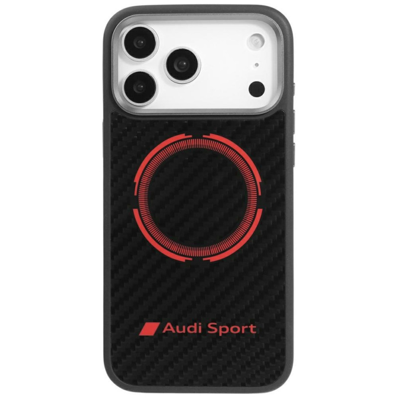 Kryt Audi RSQ Carbon Fiber pro iPhone 17 Pro Max - black