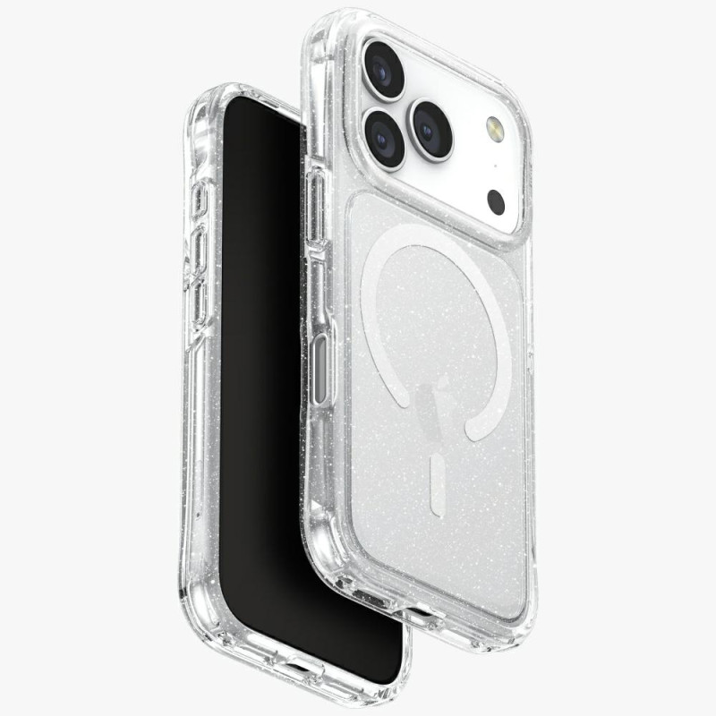 Kryt UNIQ Xtreme Magclick pro iPhone 17 Pro - clear-glitter