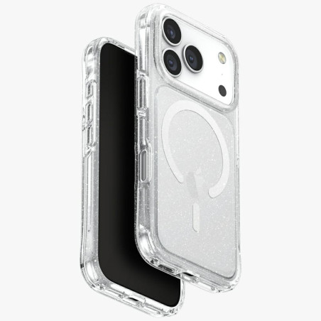 Kryt UNIQ Xtreme Magclick pro iPhone 17 Pro - clear-glitter