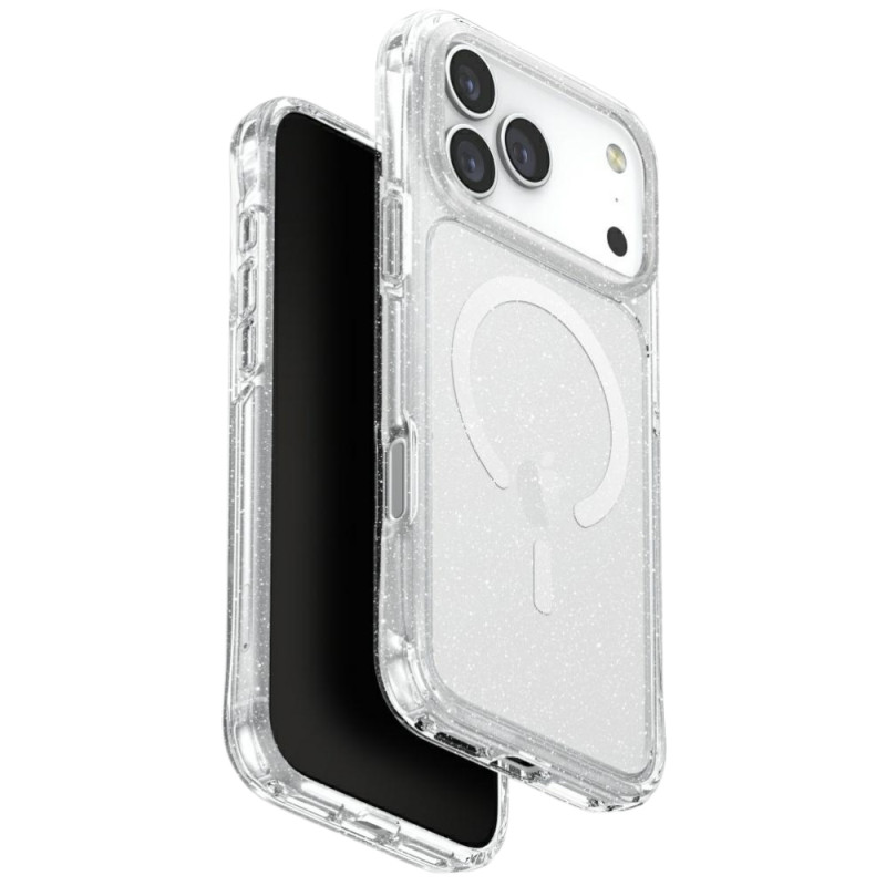 Kryt UNIQ Xtreme Magclick pro iPhone 17 Pro Max - clear-glitter