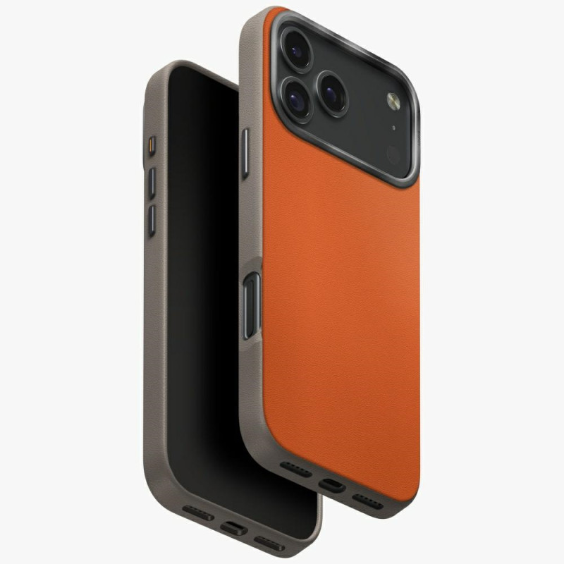 Kryt UNIQ LYDEN DS pro iPhone 17 Pro Max - oranžovo-šedý