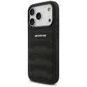 Kryt AMG Leather Debossed Lines iPhone 17 Pro - černý