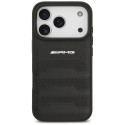 Kryt AMG Leather Debossed Lines iPhone 17 Pro - černý