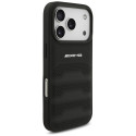 Kryt AMG Leather Debossed Lines iPhone 17 Pro - černý