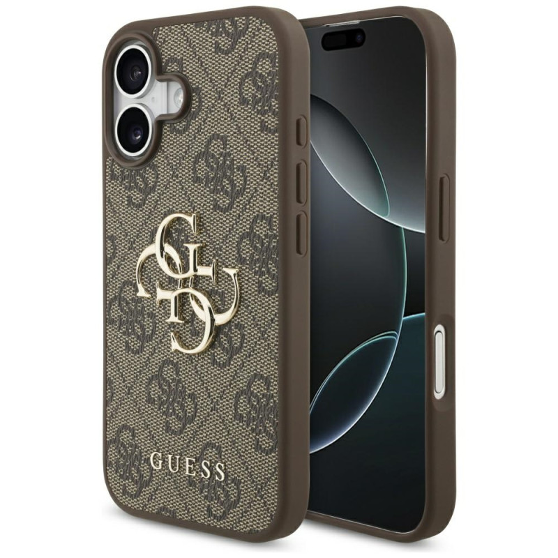 Kryt Guess 4G BIG LOGO pro iPhone 17 - hnědý