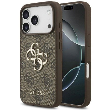 Kryt Guess 4G Big Logo pro iPhone 17 Pro - hnědý