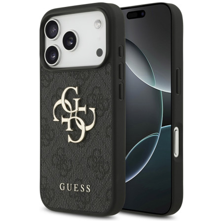 Kryt Guess 4G BIG LOGO pro iPhone 17 Pro - černý