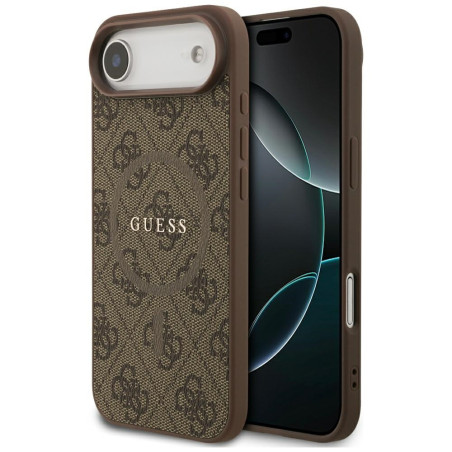 Kryt Guess 4G RING CLASSIC Logo iPhone 17 Air - hnědý
