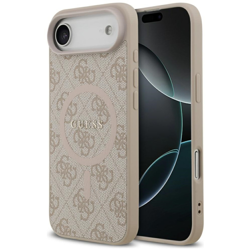 Kryt Guess 4G RING CLASSIC LOGO pro iPhone 17 Air - růžový