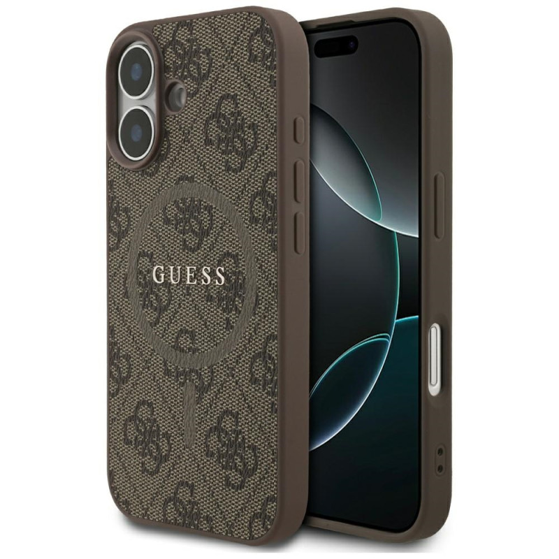 Kryt Guess 4G RING CLASSIC pro iPhone 17 - hnědý