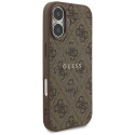 Kryt Guess 4G Ring Classic MagSafe iPhone 17 - hnědý