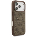 Kryt Guess 4G RING CLASSIC pro iPhone 17 Pro - hnědý