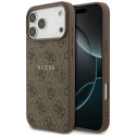 Kryt Guess 4G Ring Classic Logo pro iPhone 17 Pro Max – hnědý