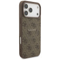 Kryt Guess 4G Ring Classic Logo pro iPhone 17 Pro Max – hnědý