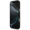 Kryt Guess Glitter Triangle Logo MagSafe pro iPhone 17 Pro Max - čern