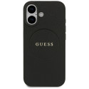 Kryt Guess Grained Ring MagSafe pro iPhone 17 - černý