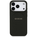 Kryt Guess Grained Ring MagSafe pro iPhone 17 Pro - černý